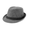 Bérets automne et hiver laine petit bord hommes chapeau haut-de-forme Fedora seau chaud vieil homme chapeaubérets