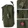 Pacotes médicos táticos ao ar livre kit de primeiros socorros ifak bolsa bolsa de emergência para tratamento de cinto de tratamento de coletes EMT multifuncional