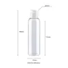 Plastic Flip Cap Blue White Clear Brown Bottles 150cc Capacity PET Container For Liquid Soap Cosmetics 150ml x 25