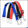 Dog Harness Adjustable Car Safety Pet Seat Belt Accessories Restraint Lead Leash Travel Clip For Cats Dogs Drop Delivery 2021 Outdoors Sup