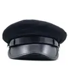 Berets Unisex Red Black Flat Navy Cap Женщины мужской уличный стиль Beret Caps Hats Hats Fishing Capberets