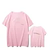 メンズTシャツサマーデザイナーTシャツファッションレタープリントトップメンズ女性女性ティーシャツクルーネックコットンティーラバー230Q