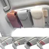 Car Organizator Skórzany Słońce Visor Point Pocket Torba Karty Okulary Przechowywanie Uchwyt Stylizacji IC Sunshade