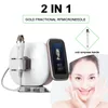 Professionele RF Microneedle Cold Hammer Machine met 4pcs Workheads Fractional Micro-naald Beauty Machine Anti-Acne Skin Lifting-Wrinkle Equipment