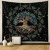 Mandala Tapestry White Black Sun and Moon Wall Hanging Tarot Hippie Wall Tapestrys Home Dorm Pack Inventory Wholesale