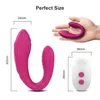 Erotic Wireless Remote Control Clitoride Vibratore U Shape Dildo G Spot Sucker Sex Toy per donne Coppie adulte 220316