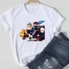 Женская футболка Y2K эстетические футболки аниме кимецу нет Yaiba графический тройник панк гранж мультфильм гот одежда девушки