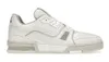 Trainer Sneaker 408 Fashion 508 High-Top Low Scarpe da esterno Bianco Nero Bianco Verde Monogramma Denim Blu Giallo Uomo Donna Vera Pelle Con scatola originale