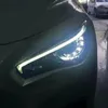 Farol todo LED para Infiniti Q50 2014-20 19 LED Animação Dinâmica Sinal de mudança de direção Luzes dianteiras Diurnas Faróis de lente de feixe alto