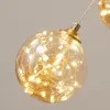 Modern Luxury Gypsophila Chandelier Pendant Lamp Large Spiral Staircase Glass Long Hanging Lamps Loft Hotel Home Decor Brass Lighting Fixtures