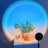 Smart Bluetooth Night Light Rainbow Sunset Projecteur Lampe pour la maison Boutique de café Decoration murale décoration Table Table Lampe7878662