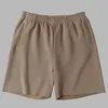 Solid Färg Loose Shorts Brand s 6 Lösa knä längdskjortor Designer Sweatpants för män