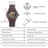 Luxury Mens Designer Watches Dodo Deer Men's Watch Brand Wooden Mechanical Women's Hollow Out Japan