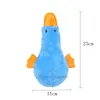 Plush Dog Leksaker Pet Squeaky Toy Cute Duck Stuffed Puppy Chew Leksaker för Små Medium Dogs Partihandel H15