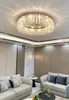 現代の天井シャンデリアリビングルームホームホール女の子の装飾寝室の高級クリスタル照明器具ダイニングランプ屋内照明
