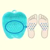 Voetmassage borstel kussen wasgereedschap zwangere vrouwen buigen over douche foot massager scrubber reinigingsmiddel Mat oudere voeten kussen