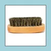 Horsehair Shoe Shine Brushes With Horse Hair Bristles For Boots Shoes Leather Care Cleaning Brush Suede Nubuck Boot Drop Delivery 2021 Hous