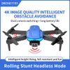 F185 Pro Évitement d'obstacles à trois côtés Drone Aérien Aérien Drone Télécommande pliable Aircraft à double caméra