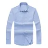 Yeni Sonbahar ve Kış Erkekler Uzun kollu pamuklu gömlek Pure Erkekler Sıradan Poloshirt Moda Oxford Gömlek Sosyal Marka Giyim Lar