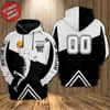 PLstar Cosmos 3DPrint est Texte personnalisé Nom Numéro Basketball Sport Hommes Femmes Premium Streetwear Hoodies Zip Sweatshirt2 220714