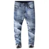 Diseñador de jeans para hombres Sitio web oficial Colección Fansi ropa de hombre 2021 otoño nuevos jeans bordados Medusa Leggings micro elásticos T55O