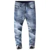 Jeans da uomo Designer designer uomo autunno nuovi jeans ricamati leggings micro elastici pantaloni a matita 0D26