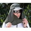 Berets Summer ochronne Chapeu Feminino szyi osłona ucha płata UV Protection Men Men Sun Hatberets Davi22