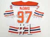 QQQ8 2001-2002 RETRO KOHO HOCKEY Jersey 94 Ryan Smyth 97 Connor McDavid 99 Wayne Gretzky 89 Mike Comrie 21 Jason Smith Blue Custom