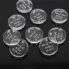 50Personalized Bride Baptism Engraved Silver Mirror Round Decoration Coin Table Decor Circle Favor Tag For Wedding & Engagement 220606