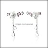 Dangle Chandelier أقراط المجوهرات بيع الجنيه الاسترليني Sier Fashion Flower Blossoms تصميم سيدة نساء إسقاط الهدايا تسليم هدايا 2021 O1Ute