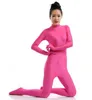 Halloween cospaly color sólido unisex Catsuit Disfraces cuerpo completo Spandex Unitard medias Lycar zentai mono de escenario sin capucha