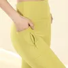 Taille européenne pantalon de sport serré latérale poche zipper hanp lift former des femmes capris surdimensionnées peuvent yoga à l'extérieur