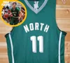 Xflsp Trae Young # 11 Szkoła średnia Koszykówka Jersey Norman North Men's Double Hafty Hafty Jersey Dostosuj dowolną nazwę i numer