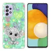 2,0 mm Slim Fit Thin Colorful TPU Mjuka fodral för Samsung A33 A53 A73 A23 A13 A12 A22 S21FE S22 Plus S20Fe Marble Butterfly Shark Elephant Phone Covers