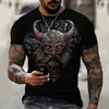 Moda Mens Shortsleeved Tshirt Yaz Tüm Durumlar İçin Uygun Yuvarlak Boyun Nefes Alabaş Sokak Tarzı Astar Gömlek 220607