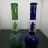 Mini-Shisha-Pfeife, buntes Metall, farbige Glasbongs, Glas-Wasserflaschen-Zubehör