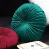 Pillow /Decorative Velvet Round Pumpkin Seat For Chair Waist Back Sofa Headrest Pouf Throw Tatami Home Decoration/Deco