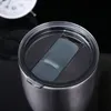 Нержавеющая сталь 304 Nature Silver Skinny Tumblers 20 унций 30 унций Сублимационные бутылки с двойной стенкой Изолированные автомобильные чашки с крышкой в форме яйца