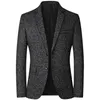 Пиджаки мужские брендовые куртки модные тонкие повседневные пальто красивые мужские деловые куртки костюмы полосатые мужские блейзеры топы 220514