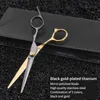 Hair Scissor High Quality Dressing Cutting Thinning Barber Set Salong Shears Hem Använd för Man Kvinna 220317