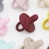 Bebê chupeta Teether Soft Silicone Pacifier Nipple Infantil Enfermagem Sono Mascar Brinquedos Para Bebê Alimentação 17 Cores 10pcs BA8078