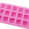 18 Cavity Diamond Silicone Mold Tool för Candy Chocolate Cake Jelly och Pudding Non-Stick Ice Cube Mold Baking Tools SN4394