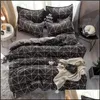 Yatak Setleri Malzemeler Ev Tekstil Bahçe Tasarımcı Yatak Yetkili Set% 100 Polyester Fiber Ev Kısa Plant Bitki Yastık Kılıfı Nevresim