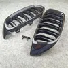 2 stks auto stijl glanzen zwarte voorkant nier dubbele slat grill grille voor BMW 4 -serie F32 F33 F36 F80 F82 F83 2013+auto -accessoires