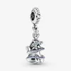 Andy Jewel "Authentic 925 Sterling Silver Beads Pandora DSN Cinderela Momento Mágico Charmos Dangler Charms Charm