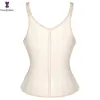 Latex Body Slimming Shapewear Vest Waist Trainer Sweat Sport Shaper Belly Sheath Modeling Straps Steel Boned Posture Shaper Belt 220702