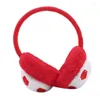 Berets Boys And Girls Winter Warm Lovely Cute Fur Cartoon Plush Children Earmuffs Thicken Cover Ears Kids Ear Muffs Headband Delm22