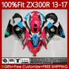 Órgão de Injeção para Kawasaki Ninja ZX300 ZX3R Ex ZX 3R 300R ZX-300R 13-17 125NO.48 Tubarão Vermelho EX300R ZX-3R ZX300R 13 14 15 16 EX-300 2013 2014 2015 2016 2017 Fairing OEM
