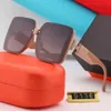 59 Sunglasses large black square 2021 fashion tone women's brand designer large frame sunglasses men's UV400 pilot goggles