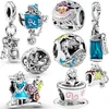 Zukunftsweisender neuer 925er-Sterlingsilber-Perlen-Alice im Wunderland-Original-Pandora-Charm-Armband-DIY-Schmuck-Anhänger für Frauen